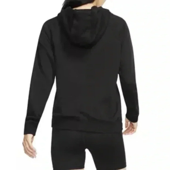 Nike Sportswear Essential Women's Funnel-Neck Fleece Pullover Hoodie GRAY - Picture 2 of 8